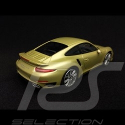 Porsche 911 type 991 Turbo S 2014 limegold 1/43 Minichamps CA04316060