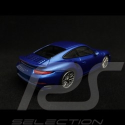 Porsche 911 type 991 Turbo S 2014 bleu saphir 1/43 Minichamps CA04316068