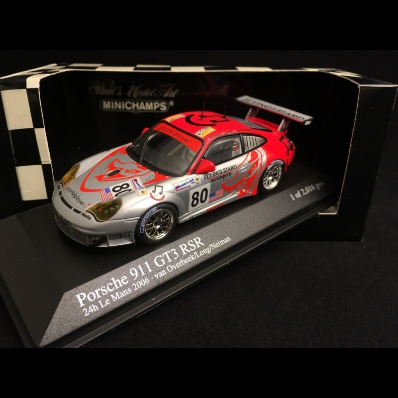 Porsche 911 type 996 GT3 RSR Le Mans 2006 n° 80 Flying Lizard 1/43