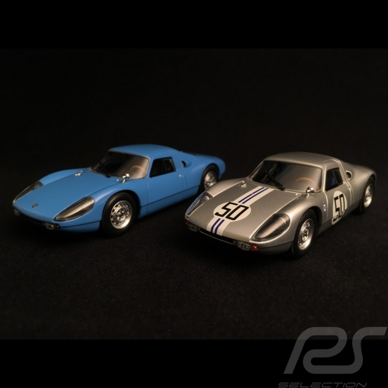 Duo Porsche 904 GTS 1964 race and street 1/43 Minichamps 400065720 400646550