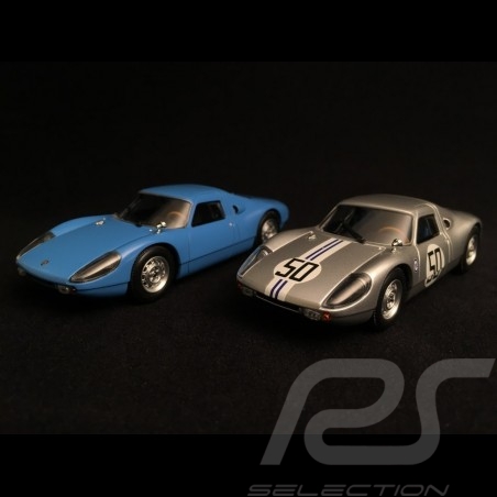Duo Porsche 904 GTS 1964 Rennen und Straße 1/43 Minichamps 400065720 400646550