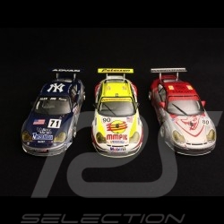 Trio Porsche 996 GT3 RSR  Le Mans 2005 Podium  GT2 class 1/43 Minichamps 400056480 400056490 400056471