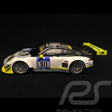 Porsche 911 type 991 GT3 R 24h Nürburgring 2016 n° 912 grün 1/43 Spark MAP02018116