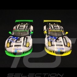 Duo Porsche 911 type 991 GT3 R 24h Nürburgring 2016 n° 911 and 912 1/43 Spark MAP02018016 MAP02018116