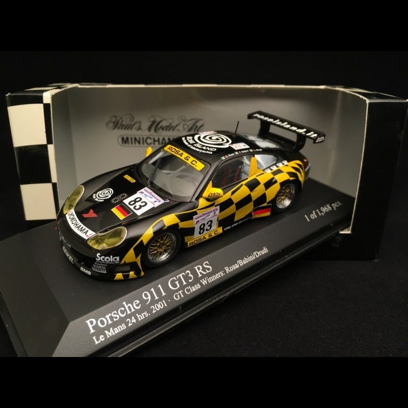 Porsche 911 GT3R N°83 Le Mans 2001, Minichamps 1/43, Zamac, Sans Boîte