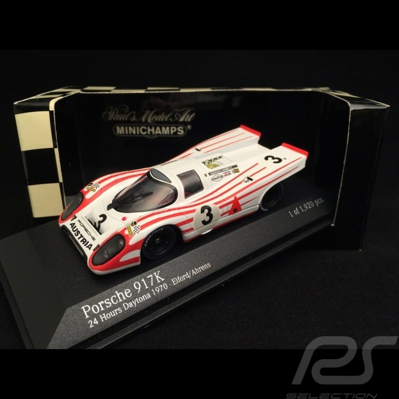 Porsche 917 K Daytona 1970 n° 3 Salzburg Austria 1/43 Minichamps 430706793