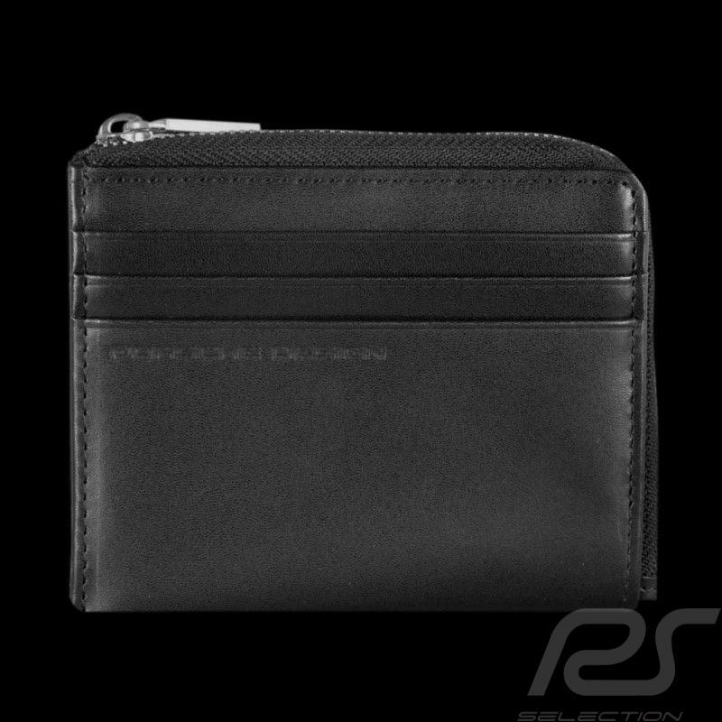 Porte-monnaie Gelborse Coin holder Porsche bourse cuir leather leder black schwarz noir Classic Line 2.1 Porsche Design 40900021