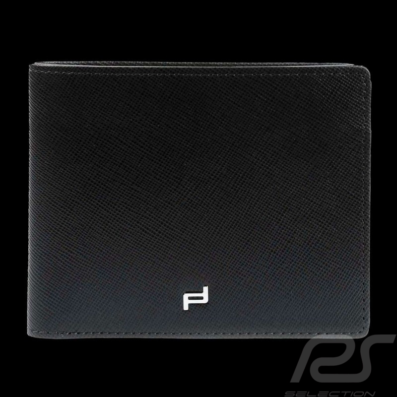 Porsche Geldbörse Geldhalter blaue  Leder Saffiano H8 Porsche Design 4090002336