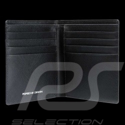 Porsche wallet money holder blue leather Saffiano H8 Porsche Design 4090002336