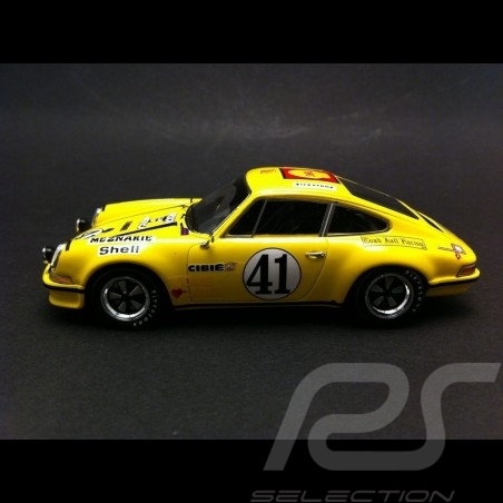 Porsche 911 S T Le Mans 1972 n° 41 Toad Hall Racing Louis Meznarie signature unterschrift 1/43 Spark WAX02020033