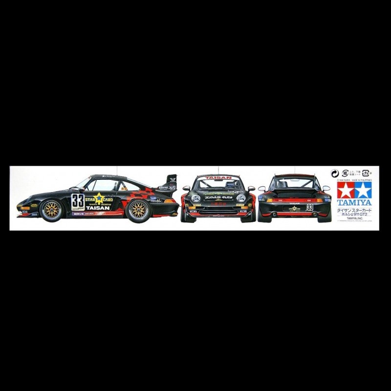 Tamiya 24175 - Maqueta de coche Porsche 911 GT2 Taisan Starcard - escala 1/24