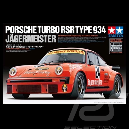 Kit Porsche 934 Turbo RSR Jägermeister 1/24 Tamiya 24328