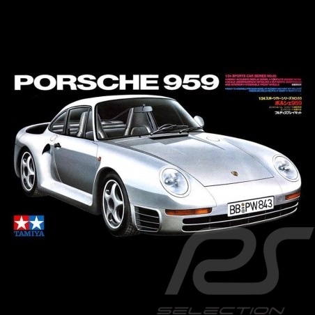 Maquette kit modellbau Porsche 959 1/24 Tamiya 24065