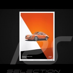 Porsche 804 Grosser Preis von Frankreich reproduction d'une affiche originale de Erich Strenger