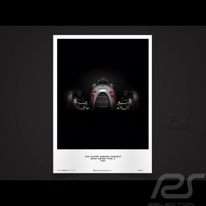 Porsche 804 Grosser Preis von Frankreich reproduction d'une affiche originale de Erich Strenger