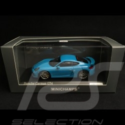 Porsche Cayman GT4 miami blue  1/43 Minichamps CA04316072