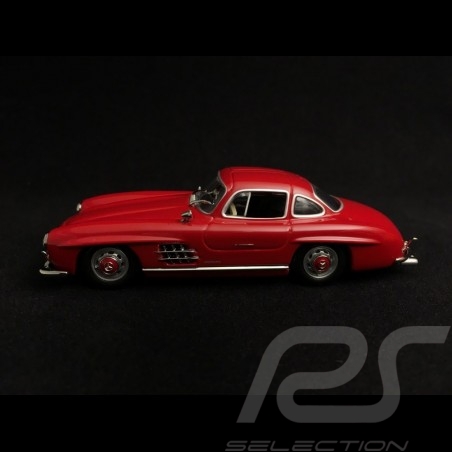 Mercedes Benz 300 SL coupe 1955 rouge pompier fire engine red Feuerwehrauto rot 1/43 Minichamps 940039001