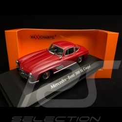 Mercedes Benz 300 SL coupe 1955 fire engine red 1/43 Minichamps 940039001