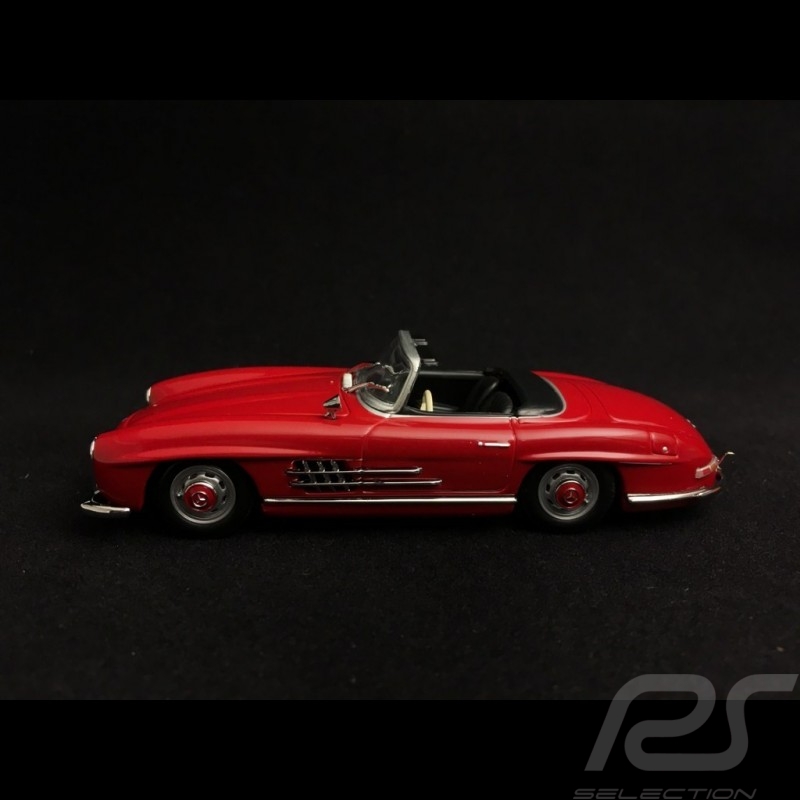 Mercedes Benz 300 SL roadster 1955 Feuerwehrauto rot 1/43 Minichamps 940039031