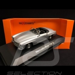 Mercedes Benz 190 SL roadster 1955 gris argent silver grey silber grau 1/43 Minichamps 940033130