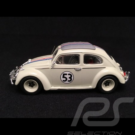 Volkswagen VW Coccinelle Beetle Käfer n° 53 Herbie The Love bug 1/43 Hot Wheels BCK07