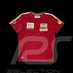 T-shirt Clay Regazzoni n° 4 rot - Herren