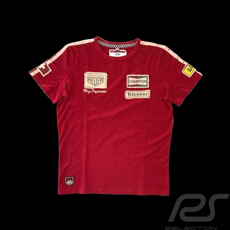 Polo shirt Clay Regazzoni n° 4 red - men