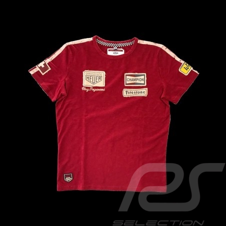 Polo shirt Clay Regazzoni n° 4 red - men