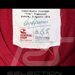 T-shirt Clay Regazzoni n° 4 rot - Herren