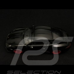 Porsche 911 type 991 R 2016 black matte stripes 1/43 Minichamps 413066275