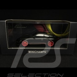 Porsche 911 type 991 R 2016 black matte stripes 1/43 Minichamps 413066275