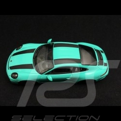 Porsche 911 type 991 R 2016 mint green black stripes 1/43 Minichamps 413066228