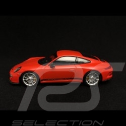 Porsche 911 type 991 R 2016 lava orange 1/43 Minichamps 413066263