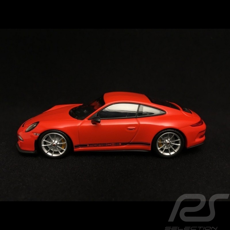 Porsche 911 type 991 R 2016 lava orange 1/43 Minichamps 413066263
