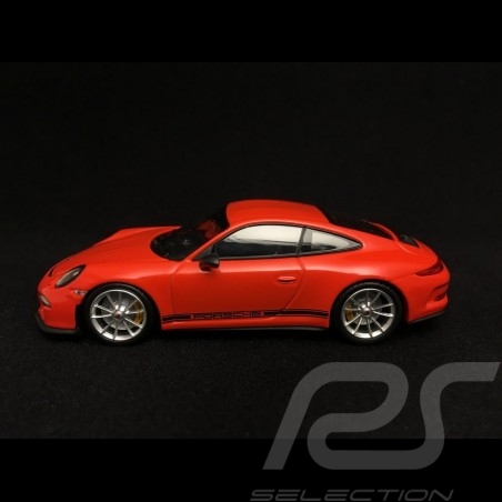 Porsche 911 type 991 R 2016 lava orange 1/43 Minichamps 413066263