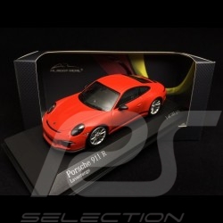 Porsche 911 type 991 R 2016 lava orange 1/43 Minichamps 413066263