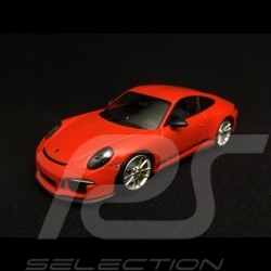 Porsche 911 type 991 R 2016 lava orange 1/43 Minichamps 413066263