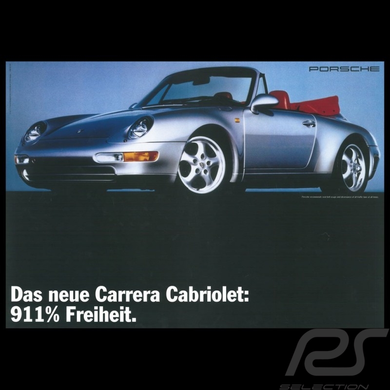 Porsche 804 Grosser Preis von Frankreich reproduction d'une affiche originale de Erich Strenger