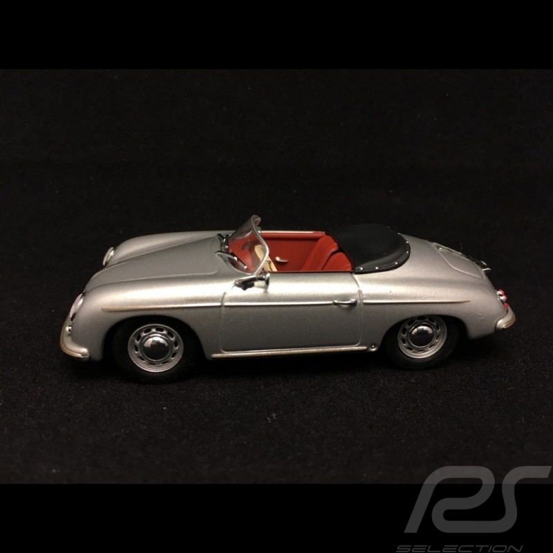 Porsche 356 A 1600 Speedster 1958 silver grey very rare 1/43 Minichamps WAP020022