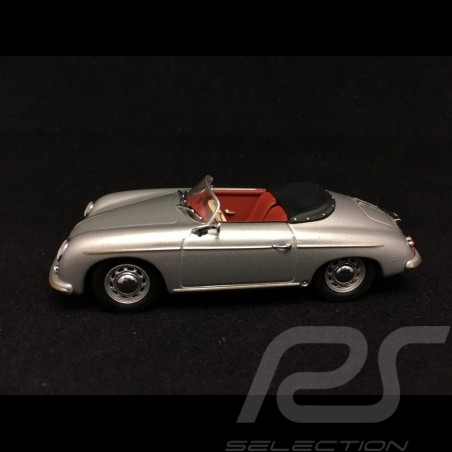 Porsche 356 A 1600 Speedster 1958 silbergrau sehr Selten 1/43 Minichamps WAP020022