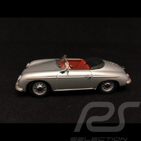 Porsche 356 A 1600 Speedster 1958 silver grey very rare 1/43 Minichamps WAP020022