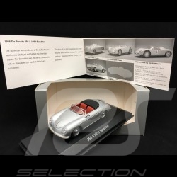 Porsche 356 A 1600 Speedster 1958 gris argent silver grey silbergrau rare selten  1/43 Minichamps WAP020022