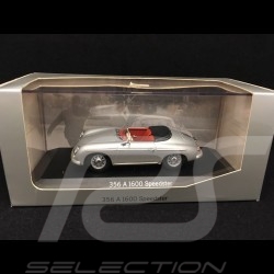 Porsche 356 A 1600 Speedster 1958 silver grey very rare 1/43 Minichamps WAP020022