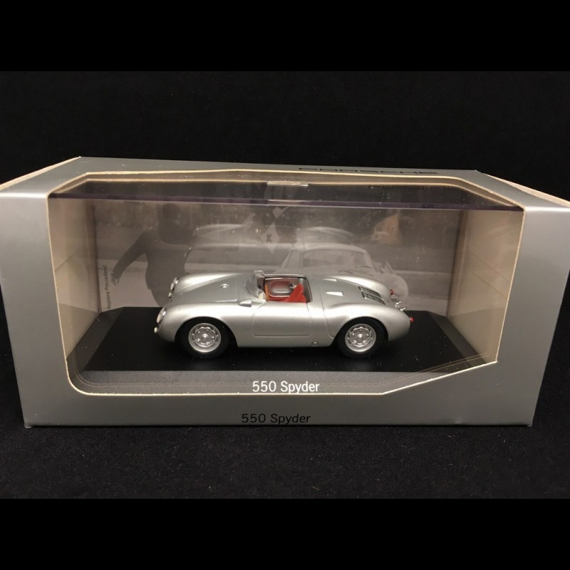 Porsche 550 Spyder 1955 silver grey very rare 1/43 Minichamps
