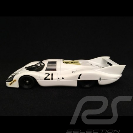Porsche 917 LH n° 21 Essais 24h du Mans 1971 Trials Prüfung blanche white weiß 1/43 Minichamps 430716721