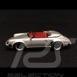 Porsche 911 3.2 Speedster 1989 silver grey very rare 1/43 Minichamps WAP020021