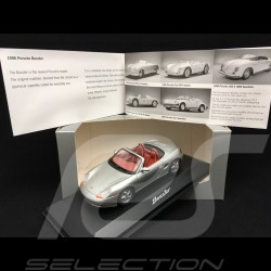 Porsche Boxster type 986 1998 silbergrau sehr Selten 1/43 Schuco WAP020019