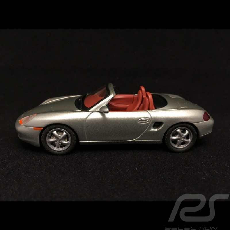 Porsche Boxster type 986 1998 gris argent silver grey silbergrau selten rare 1/43 Schuco WAP020019