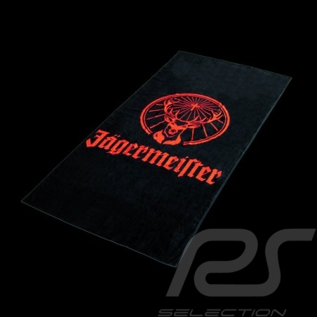 Jägermeister Strandtücher 180 x 90 cm schwarz