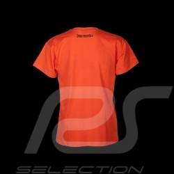 T-shirt Jägermeister logo on side orange - men